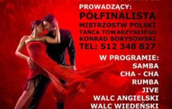 Więcej o: Kurs tańca towarzyskiego dla par i singli