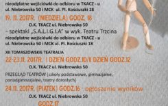 Więcej o: Teatralny listopad w Tomaszowie