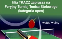 Więcej o: Feryjny turniej tenisa stołowego