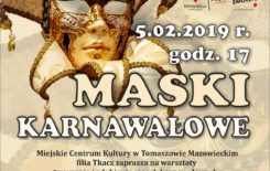 Więcej o: „Maski karnawałowe” – warsztaty